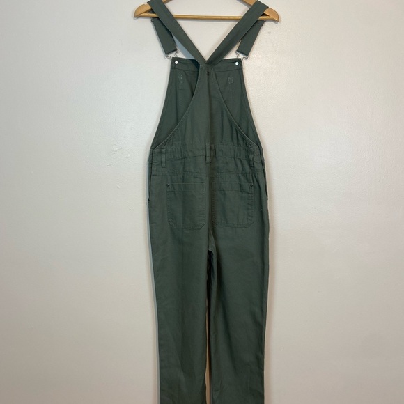 Roxy Eternal Change Green Dungarees Overalls Casual Boho - Picture 12 of 14